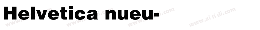 Helvetica nueu字体转换